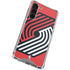 NBA Portland Trail Blazers Large Logo Galaxy S24 FE Clear Case